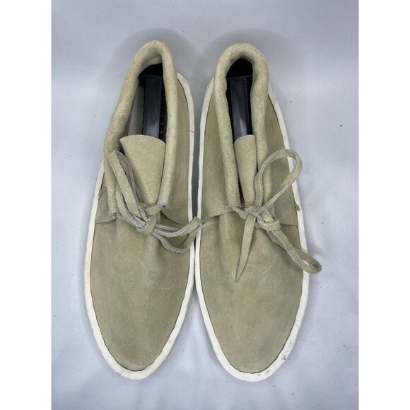 Native leather Men\'s Lowcut Moccasins w/ Thick Leather Sole, US 10 1/2